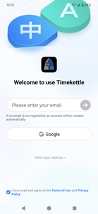 Create account