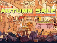 The official artwork of the 2025 Steam Autumn Sale. (Image Source: Valve)
