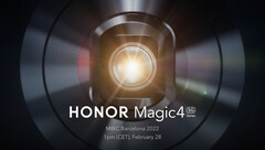 Honor will reveal the Magic4 series at MWC 2022 in Barcelona. (Image source: Honor)