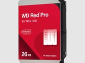 The 26TB Red Pro NAS hard drive is one of the highest-capacity CMR drives available today. (Image source: Western Digital)