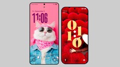 With thinner bezels and a smaller punch-hole, the Xiaomi 16 (right) aims to compete with the Samsung Galaxy S26 Ultra. (Image source: Ice Universe)