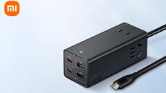 The new Xiaomi 7-in-1 desktop charger has three USB ports (Image source: Xiaomi - edited)