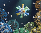 Engineered protein nanoparticles covered with various influenza proteins, for instance, can help us with new approaches to develop vaccines. (Image source: Ian C. Haydon / UW Medicine Institute for Protein Design)