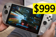 The Ayaneo Kun is now available at Best Buy for a steep $999. (Image source: Marc Herter / Notebookcheck - edited)