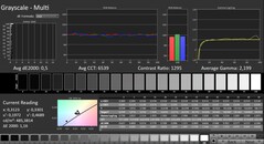 CalMAN: Greyscale (calibrated)