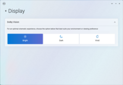 Display menu