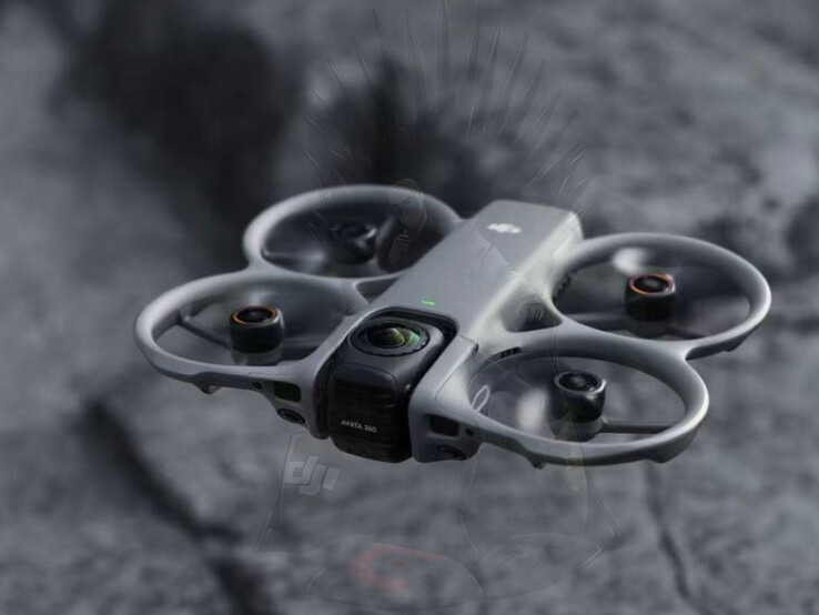 The DJI Avata 360 in its default camera position. (Image source: via Igor Bogdanov)