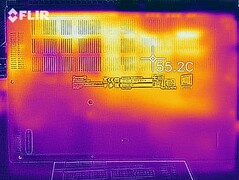 Heat development - Bottom (load)