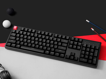 Keychron K10 QMK V2 on desk