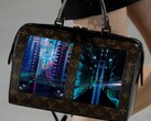 The LV bag with interactive Royole display panels. (Source: Royole)