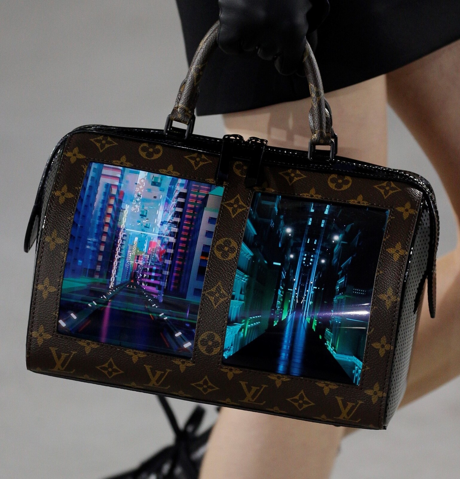 louis vuitton's flexible OLED screen bags are the future of fashion