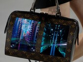 The LV bag with interactive Royole display panels. (Source: Royole)