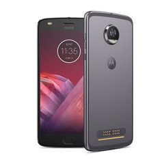 The Moto Z2 Play, sporting a Lunar Gray finish. (Source: Motorola UK)