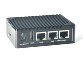 The NanoPi R6S is available with a purpose-built housing. (Image source: FriendlyElec)