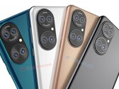Renders of what the Huawei P50 is expected to look like. (Image: Waqar Khan)