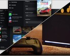 Xbox app on Windows (top) and Steam Machine (bottom).