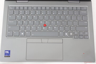 Same typing experience as on the 2024 model