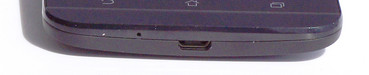 Lower edge: USB port