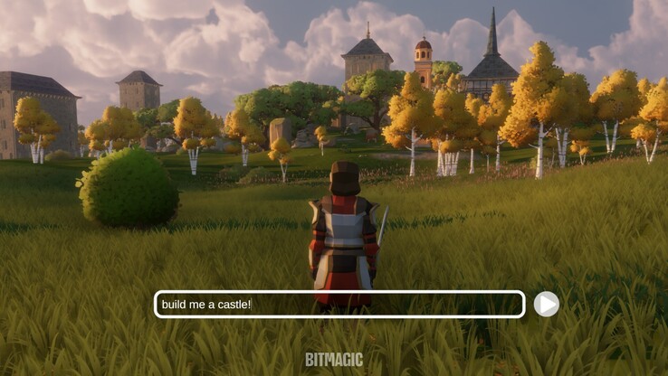 Bitmagic game creation is as simple as typing. (Source: Bitmagic)