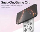 The Abxylute Snap-on magnetic game controller slides and swivels into position for use with smartphones. (Image source: Abxylute)