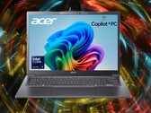 The Acer Aspire 14 AI weighs 1.397 kg (3.08 lbs.).