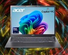 The Acer Aspire 14 AI weighs 1.397 kg (3.08 lbs.).