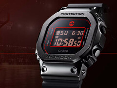 Casio’s latest Rui Hachimura collab gives the classic G-Shock 5600 a fiery makeover. (Image source: Casio Japan)