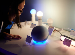Amazon Alexa communicated with numerous lighting devices via Matter at the CSA event. (Photo: Andreas Sebayang/Notebookcheck.com)
