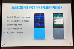 Jolla has announced the third version of Sailfish OS at the MWC. (Source: twitter.com/tnkgrl)