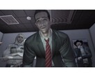 An in-game screenshot from Deadly Premonition that shows off the game's protagonist and supporting cast. (Image Source: Steam)