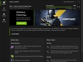 GeForce Game Ready Driver 555.85 downloading in the Nvidia app (Source: Own)