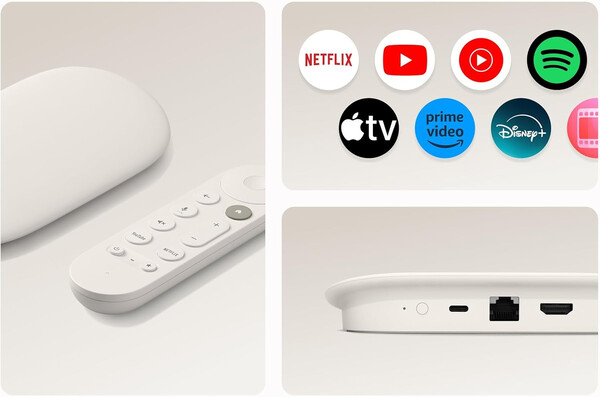 A new remote, an Ethernet port, more RAM and lots of storage makes the Google TV Streamer better than the Chromecast with Google TV. (Image source: Google)