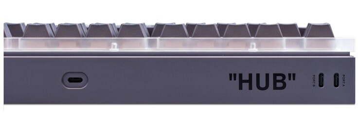 The Lenovo Yoga Creative Keyboard AngryMiao Edition doubles as a hub for connected devices.