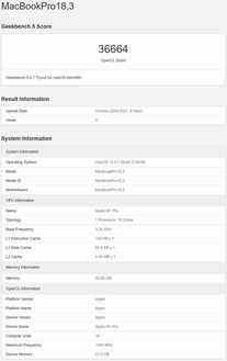 M1 Pro OpenCL. (Image source: Geekbench)