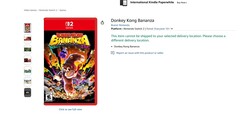 Nintendo is back on Amazon with games &amp; accessories, including Switch 2 exclusives. Pictured - one of the game listings. (Image Source: Screenshot - Amazon)