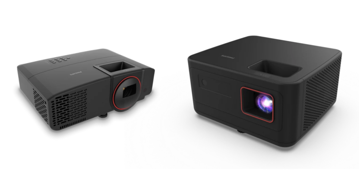 The Philips GamePix 800 (left) and GamePix 900 (right) projectors. (Image source: Philips)