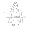 A drawing from the US patent for a new Garmin chest strap.
