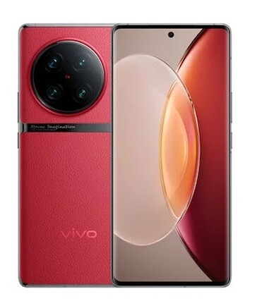 Vivo X90 Pro+ in red