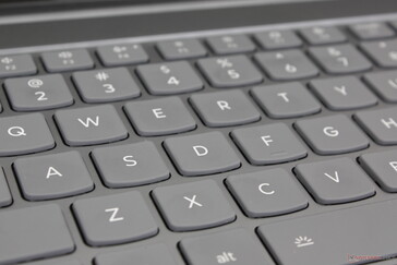 Keys are firm but a little louder than expected