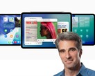 Craig Federighi, SVP of Software at Apple, believes iPads running macOS would be a terrible idea. (Image source: Apple, edited)