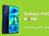 One of the Galaxy M40's main selling points is its punch-hole display. (Source: India Today)