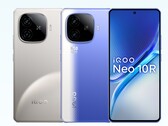 The iQOO Neo 10R comes in Racing Blue and MoonKnight Titanium colorways (Image source: iQOO)