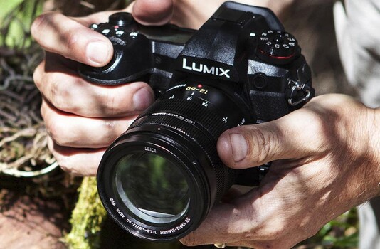 Panasonic's Lumix M43 cameras have become favourites for hybrid shooters on the go. (Image source: Panasonic)