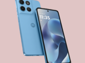 The Moto G17 Power in Pantone Alaskan Blue colorway (Image source: Motorola)