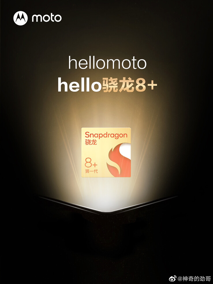 The new "Hello 8+" campaign poster. (Source: Motorola via Weibo)