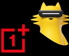 OnePlus logo and Realme's Realmeow mascot (edited)
