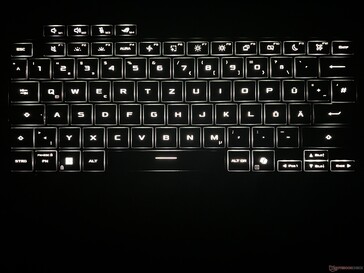 Keyboard backlighting