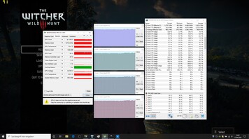 Gigabyte Aero 17 when running Witcher 3