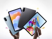The Redmi Pad 2 (pictured here) features up to 8 GB RAM and a 9,000 mAh battery.