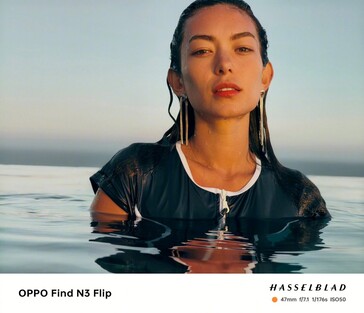 The Find N3 Flip can take a range of portrait-type shots, apparently. (Source: OPPO via Weibo)